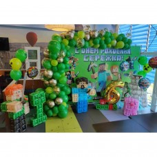 Майнкрафт кульки Велика фотозона Майнкрафт кульки Велика фотозона